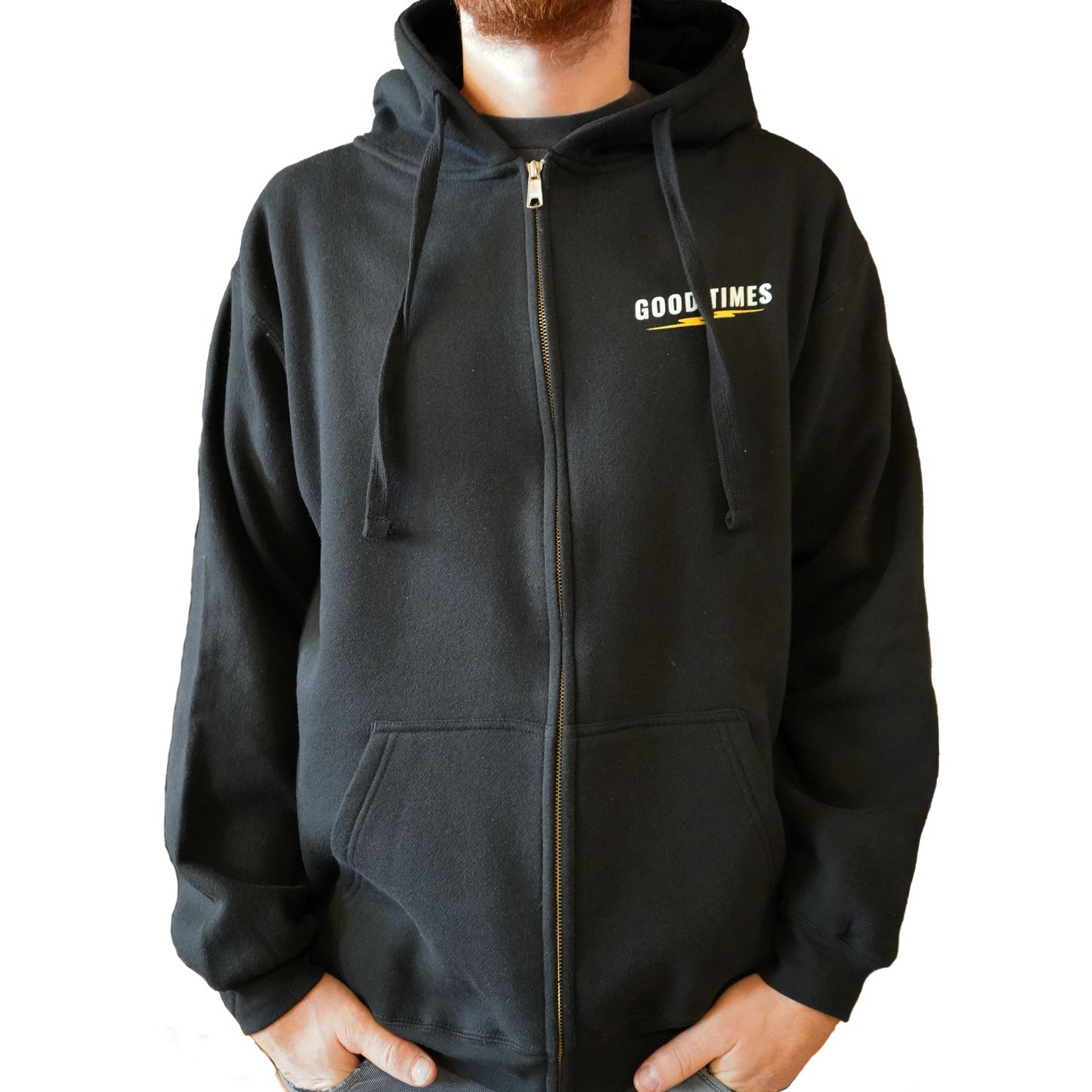 Good Times Wrench Hand Strong Zip Up Hoodie